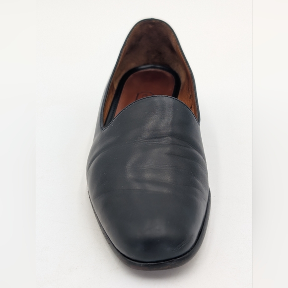 COACH Made In Italy Women's Size 6M Classic Navy Genuine Smooth Leather Loafers - Picture 8 of 17